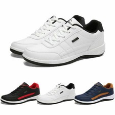 MENS RUNNING TRAINERS SHOCK ABSORBING CASUAL LACE GYM WALKING SPORTS SHOES SIZE