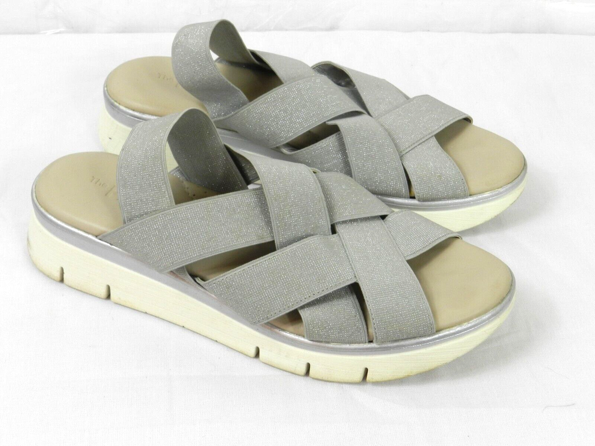 The FLEXX Sandals Women's Strappy Wedge Sandals Sliver