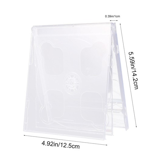 5 Pcs Standard Jewel Cases Clear Jewel Cases Cd/dvd Storage Case Plastic - Afbeelding 5 van 12