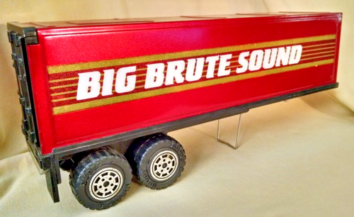 KENWORTH TRUCK SEMI TRACTOR TRAILER 2 PC BUDDY L BIG BRUTE SOUND 1980'S BATT OP. - Picture 16 of 20