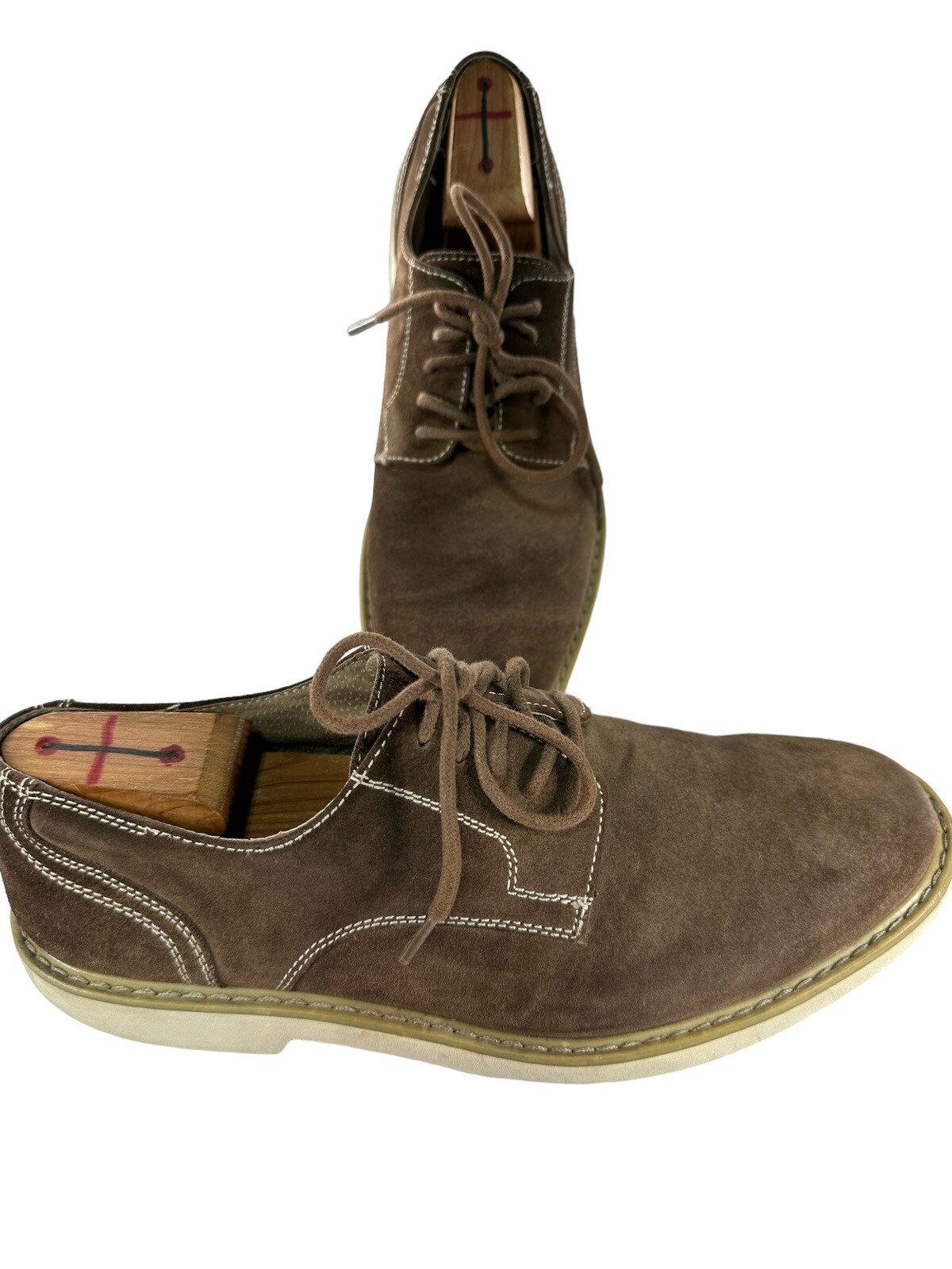 SAOLA Scarpe comode casual Florsheim taglia 9 5 M da uomo in camoscio marrone