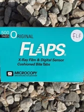 Dental Flaps X-Ray Film & Digital Sensor Cushion Bite Tabs 500/Tab ORIGINAL #FLF