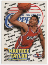 1997-98 NBA Hoops #194 Maurice Taylor Rookie Los Angeles Clippers Card