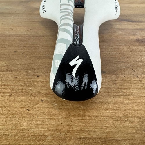 Low Mile! Specialized Romin Pro White 155mm 7x9mm FACT Carbon Rails Saddle 171g - Picture 8 of 10