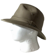 Stafford ~ Men's Headgear-Hat ~Tan ~ Large ~ Safari Hat ~Polyester ~ Made in USA
