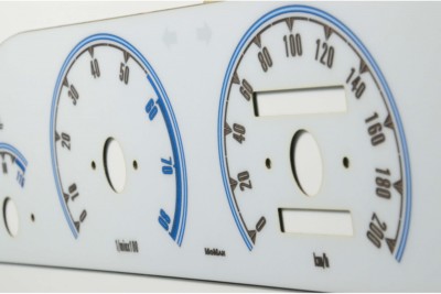 Lada 110 Design 2 Glow Gauge Plasma Dials Speedometer Glow Shift Indicators MPH