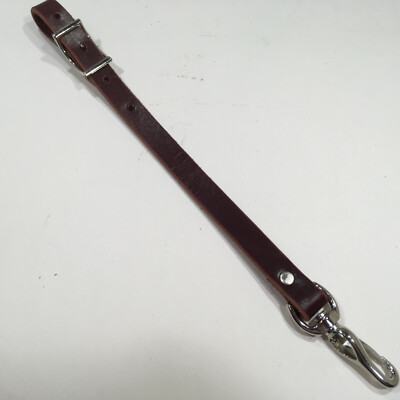 Flank Connection Strap - 5/8'' x appx. 14'' - Burgundy Latigo - 1 each (F560)