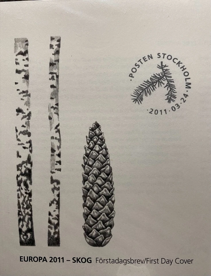 Sweden 2011 Europa Forest First Day Cover - Image 2 of 3