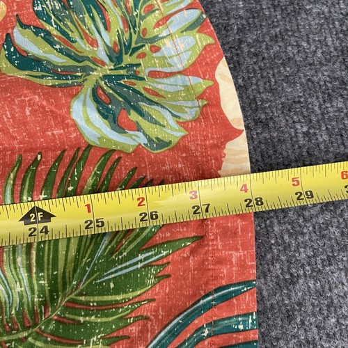 Tori Richard Uniforms Hawaiian Shirt Mens Floral Print Button Short Sleeve Sz M - Picture 13 of 14