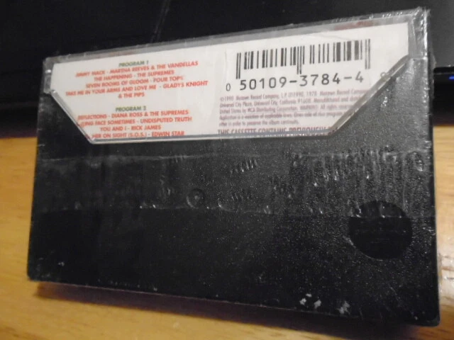 SEALED RARE OOP Best of Motown vol 12 CASSETTE TAPE Rick James SUPREMES 4 Tops ! - Image 2 of 2