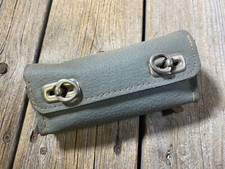 VINTAGE ANTIQUE BIKE BICYCLE SADDLE BAG TOOL BAG LEATHER TOOL POUCH FOR SEAT USE