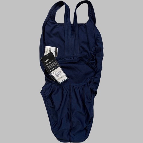 Speedo Women's Swimsuit One Piece Prolt Super Pro Solid Adult NAVY Size 26 NWT - Picture 8 of 8
