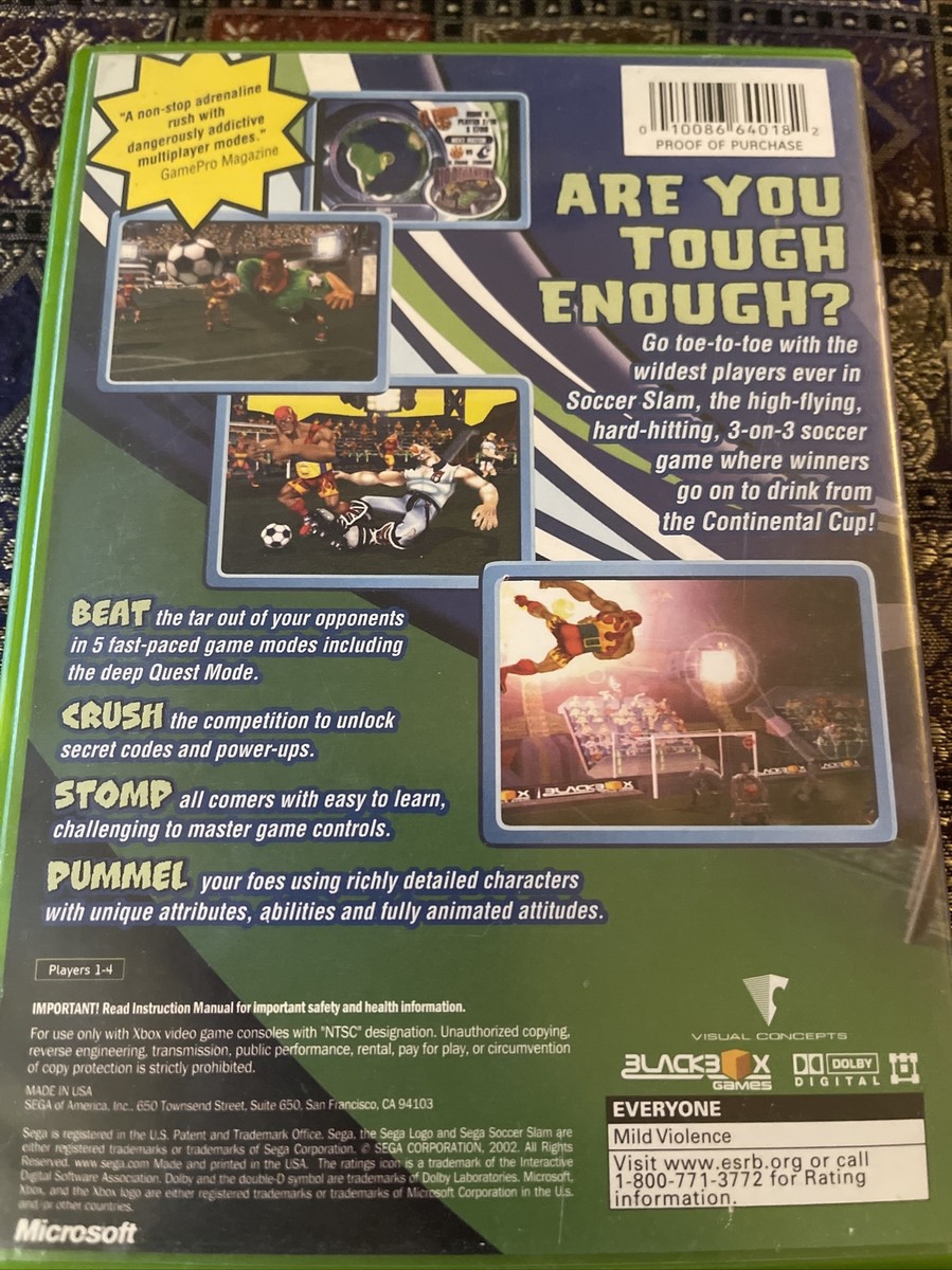 Sega Soccer Slam (Microsoft Xbox, 2002) 10086640182| eBay Sega Soccer Slam (Microsoft Xbox, 2002) 10086640182| eBay