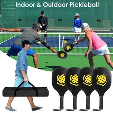 Portable Pickleball Tennis Net Paddles Ball Set Indoor Outdoor Pickleballs Kit