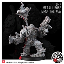 Ork Boss The Immortal Jaw Wargame Exclusive Immortan Joe Mad Max Snaggas Warboss