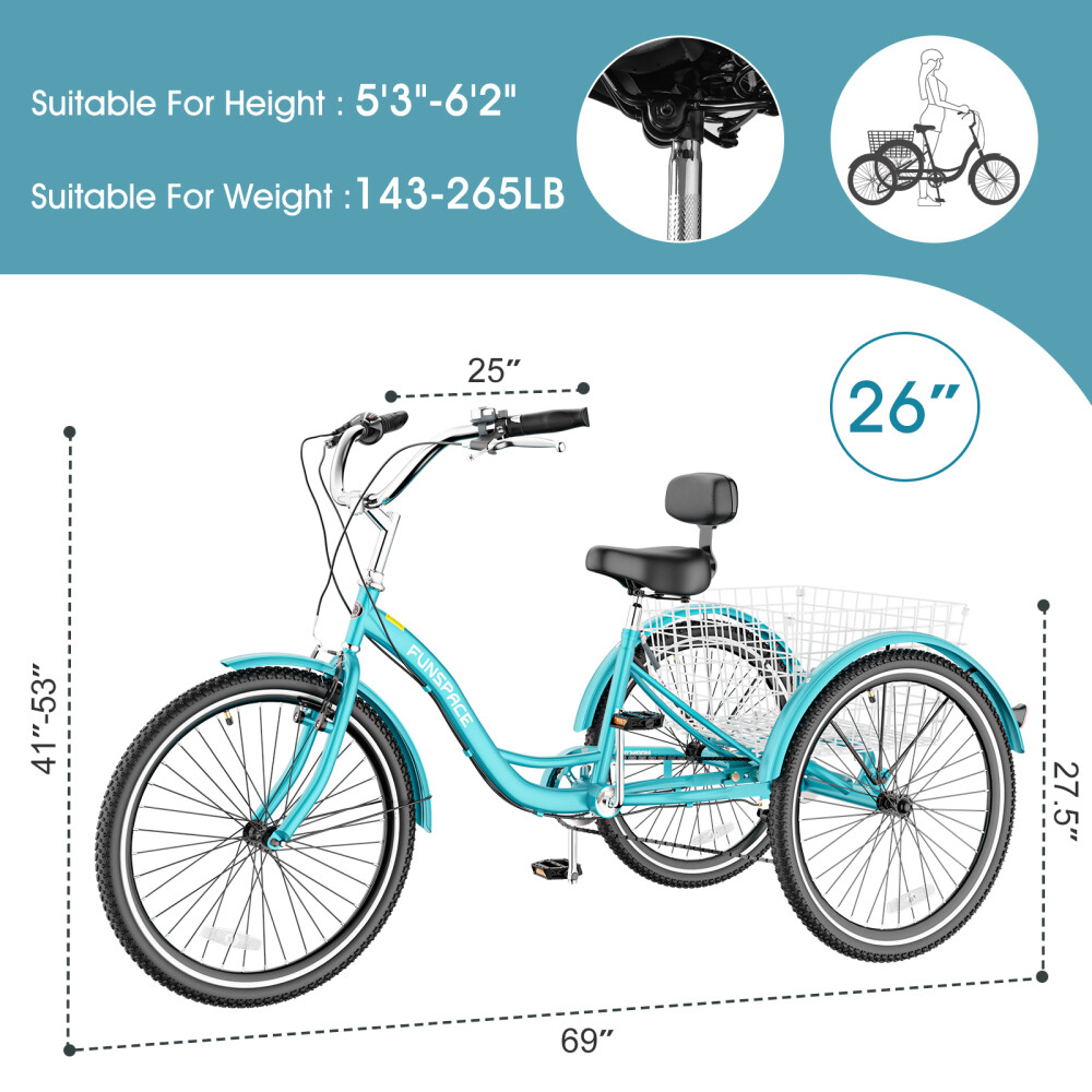 Folding Adult Tricycle Kent Alameda Folding Trike Alameda Three