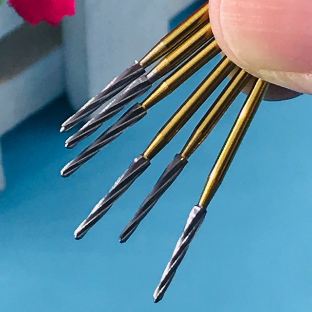 Lots 12pcs Dental Zekrya Carbide Bone Cutters Surgical FG Bur 28mm long