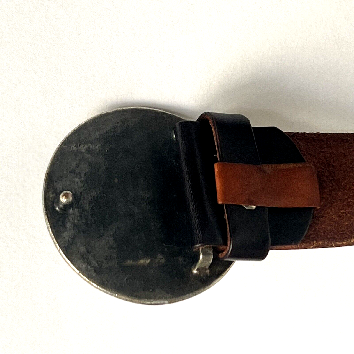 Frank Daniel for De Pres Vintage Genuine Leather brown belt size 80/32 s-l1200.png main image 2