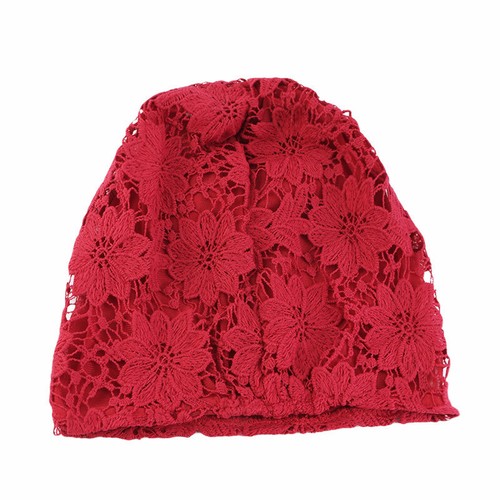 Mujeres Encaje Turbante Hijab Sombrero Musulmán Pañuelo Envoltura Gorro Quimio Gorra Gorros Cubierta - Imagen 16 de 26