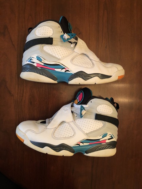 jordan 8 retro white turbo green