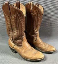 Vintage Mason Cowboy Boots Brown Leather Western Chippewa Falls WI USA Men’s 7