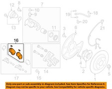 MAZDA OEM 2020 CX-9 Rear Suspension Brake Components-Brake Pads TAY02648Z