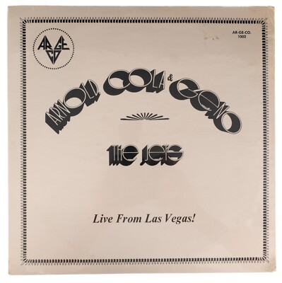 The Jets Arnold Cola & Geno Live From Las Vegas AR-GE-CO. 1002 NEW Sealed