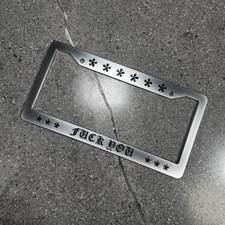 Notchrome Explicit License Plate Frame