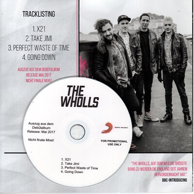 The Wholls - same - 4 Track Promo CD (2017) im Folder - RAR !!