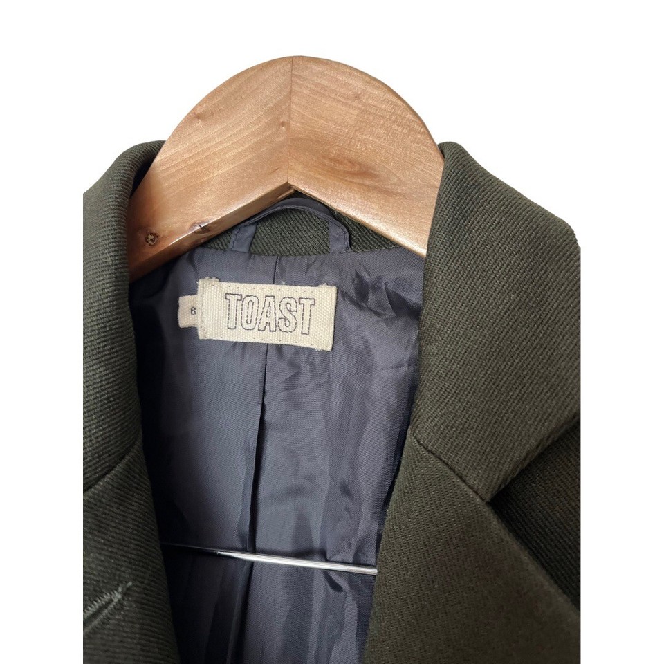 Toast Military Green Country Blazer Jacket UK 8 eBay