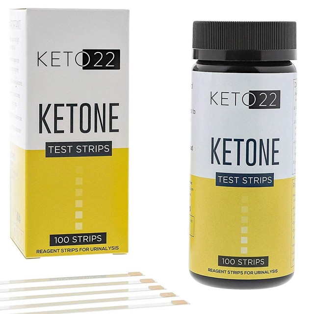 Keto 22 Ketosis Test Strips 100 Ketone Strips eBay