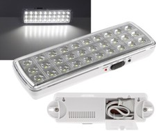 LeadGoods LED Notleuchte Mit Akku – IP65, 3h Notlicht, Exit-Schild, Kaltweiß, 3W
