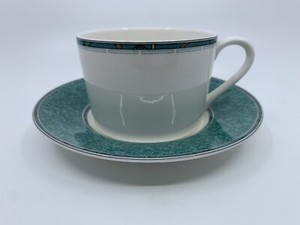 Mikasa Ultima + Jade Teacups & Saucers Set Of 11