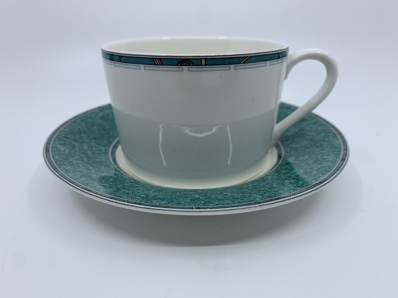 Mikasa Ultima + Jade Teacups & Saucers Set Of 11