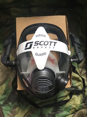 Scott Safety Vision 3 PP LQF GALLET Helmet Mask Respirator Size M