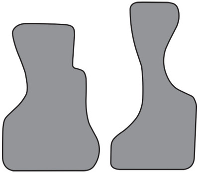 1981-1987 Dodge B150 Van Cutpile Carpet Logo Floor Mat Front Row 2pc