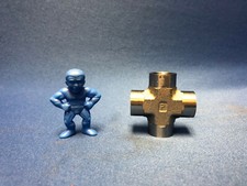 Parker 1/4 KMMOO-SS Stainless Steel Female Pipe Cross 1/4-18 NPTF