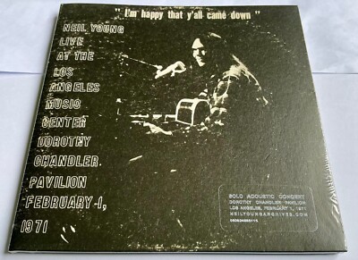 Neil Young -  Dorothy Chandler Pavilion LA  1971  Concert - NEW CD (sealed)