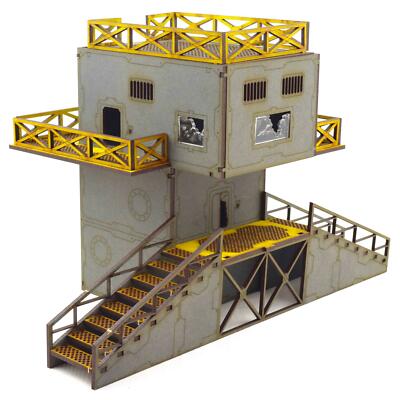 Defensive Power Service Tower Pre-Painted Wargaming Hive, RPG, Multi Level