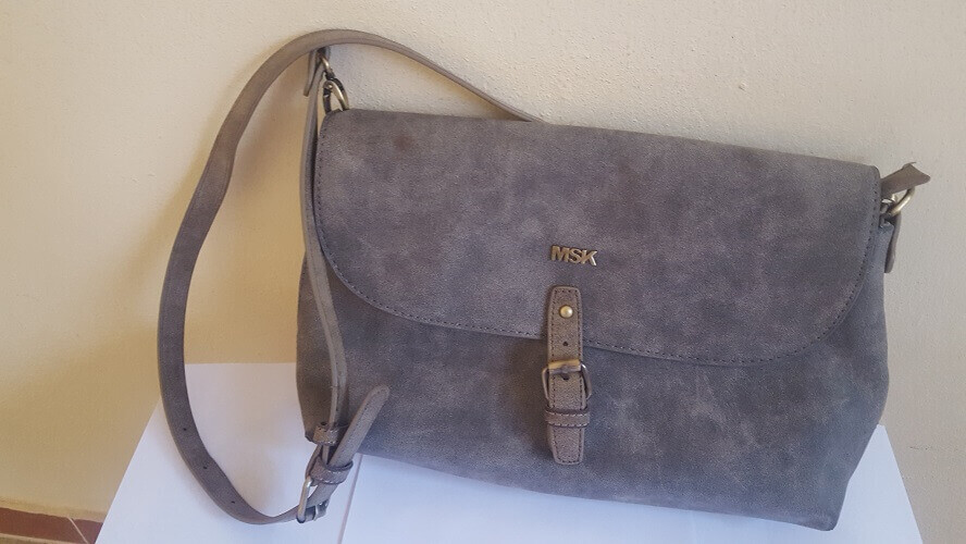 Antique MSK Bag Leather Vintage Shoulder Tote Purse Bag Women