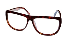 Electric Ophthalmic Eyeglass Soft Square Plastic Tortoise Shell Tonette.5   56mm
