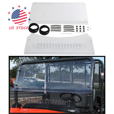 For Kubota RTV 900 RTV 900XT RTV 900XTG Full Clear Vented Windshield Windscreen