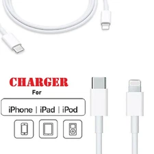 USB-C to 8-Pin Short Cable – 1ft PD Fast-Charge Cord for iPhone Samsung