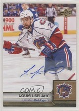 2014 Upper Deck AHL Auto Louis Leblanc #31 Auto 0h1