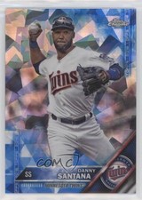 2016 Topps Box Set Chrome Sapphire Edition /250 Danny Santana #645 0au4