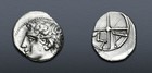 Celtic Gaul, Massalia 100-50 Bc Obol Ancient Silver Coin