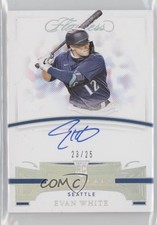 2021 Panini Flawless Rookie Signatures 23/25 Evan White #FRS-EW Auto 4z8