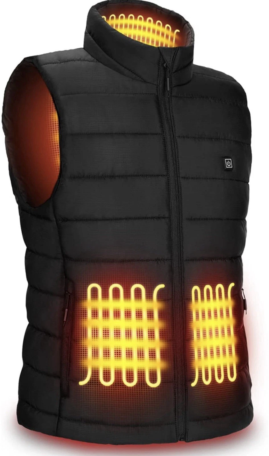 AGUG Heated Vest – Women Electric Gilet for Winter | Size L Power Bank Included