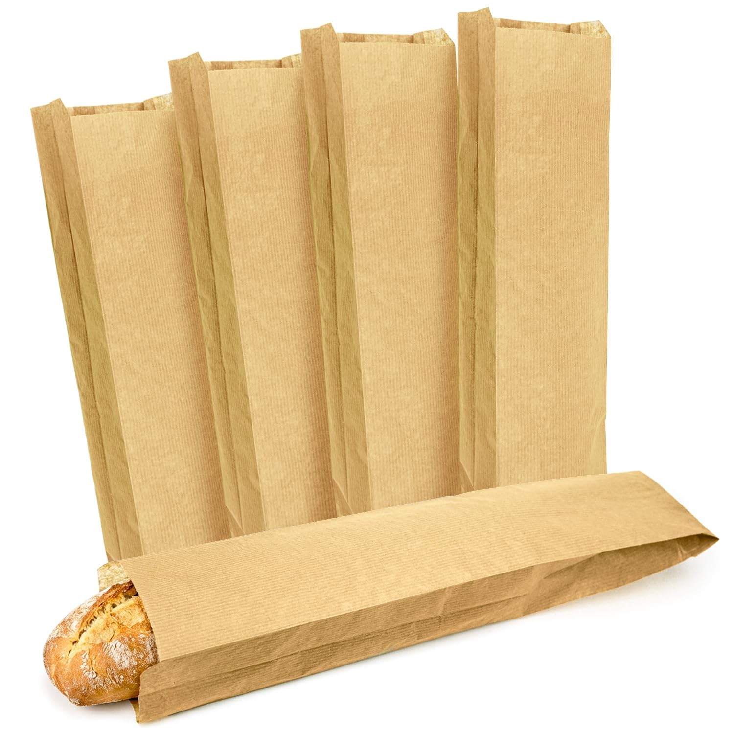 100 Sacs en papier kraft pour cadeaux d'invités et anniversaires