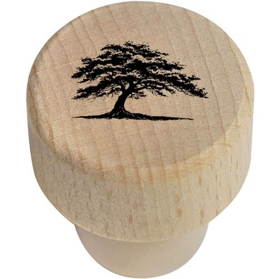 Flaschenverschluss / Korken aus Holz 19 mm ''Alter Baum'' (BS00030570)